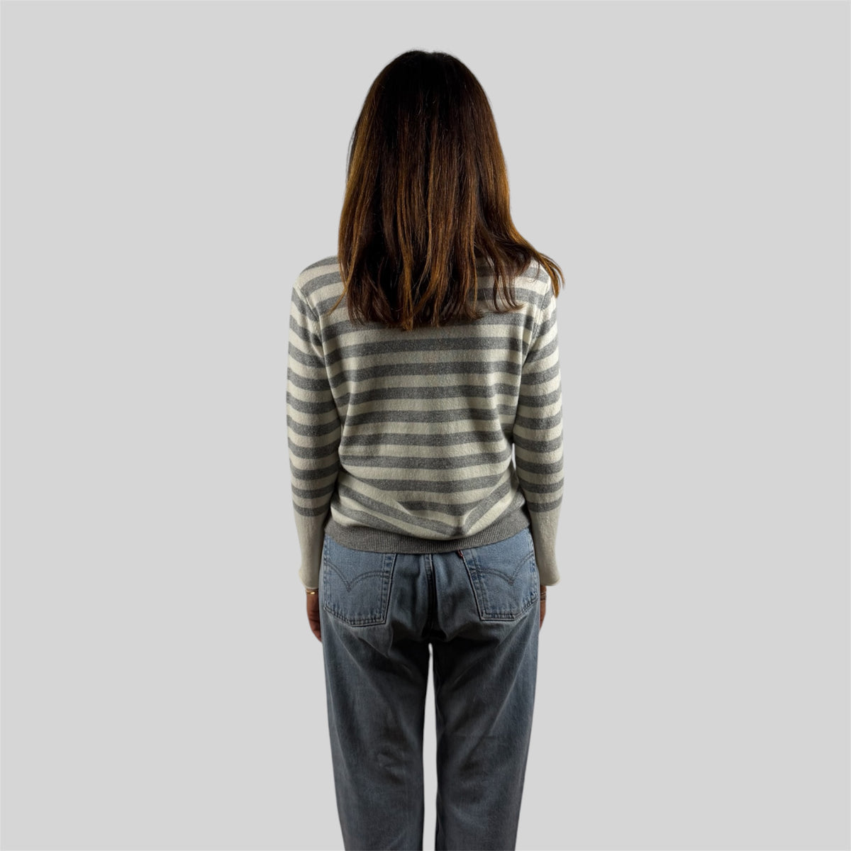 Maglia a righe girocollo