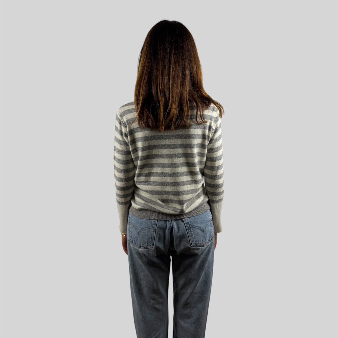 Maglia a righe girocollo