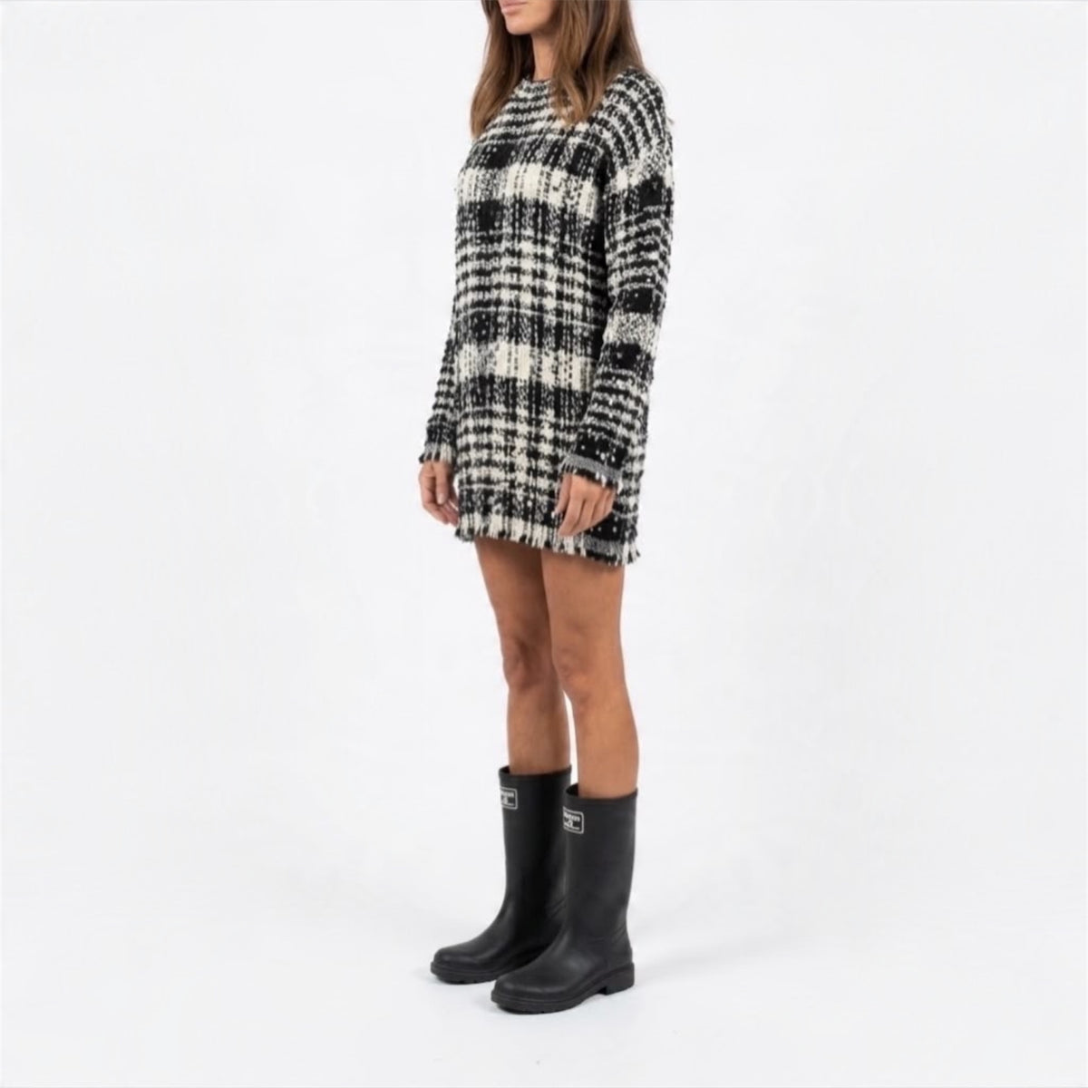 Mini abito in boucle&