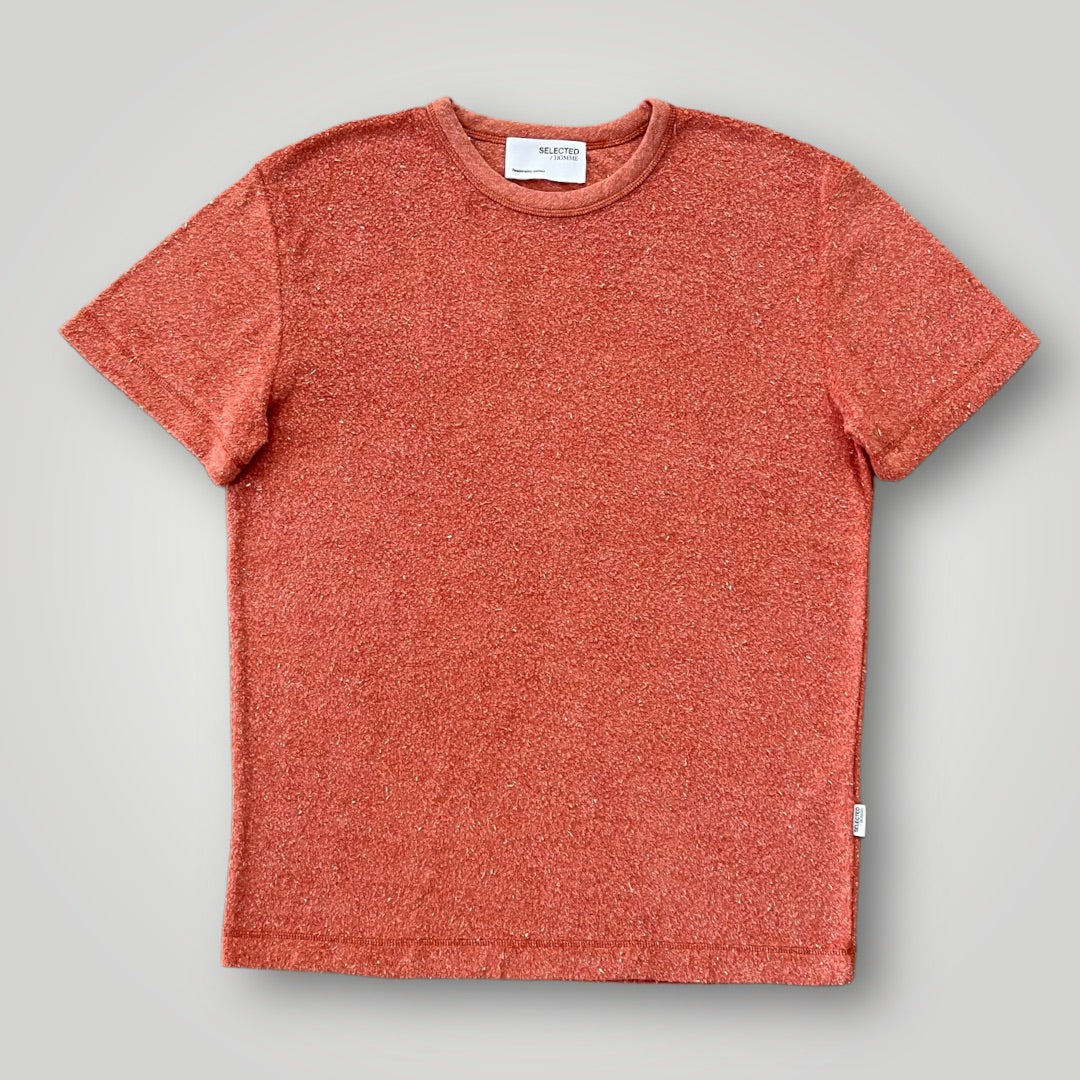 T-Shirt in spugna arancio