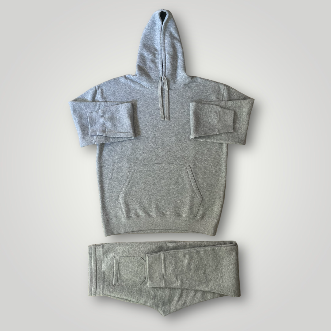 Felpa cappuccio grigio chiaro