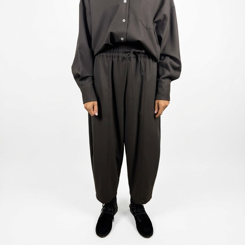 Completo camicia e pantalone cioccolato