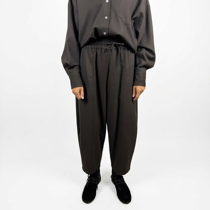 Completo camicia e pantalone cioccolato