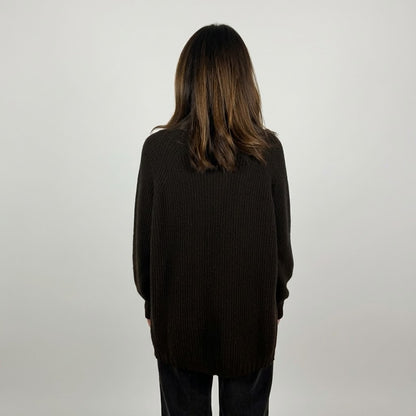 Maglia Over Marrone