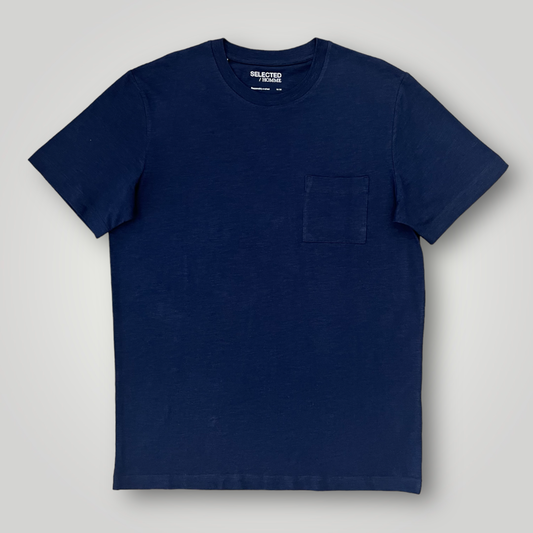 T-Shirt taschino blu