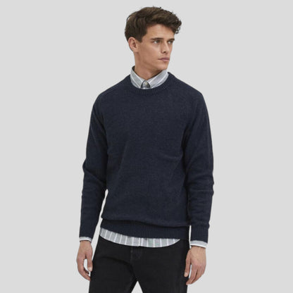 Maglione in lana dark blu