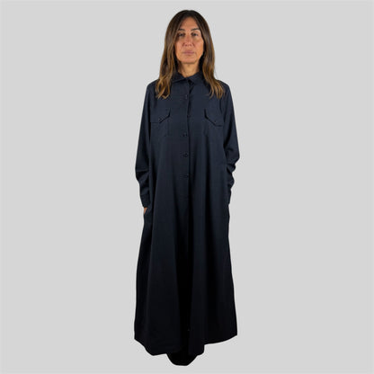 Abito oversize blu