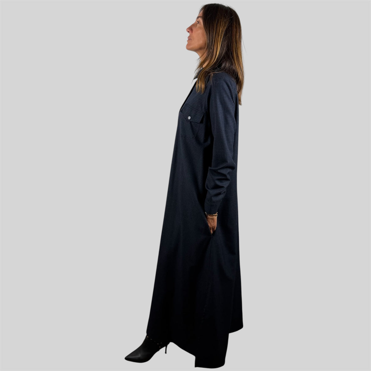 Abito oversize blu