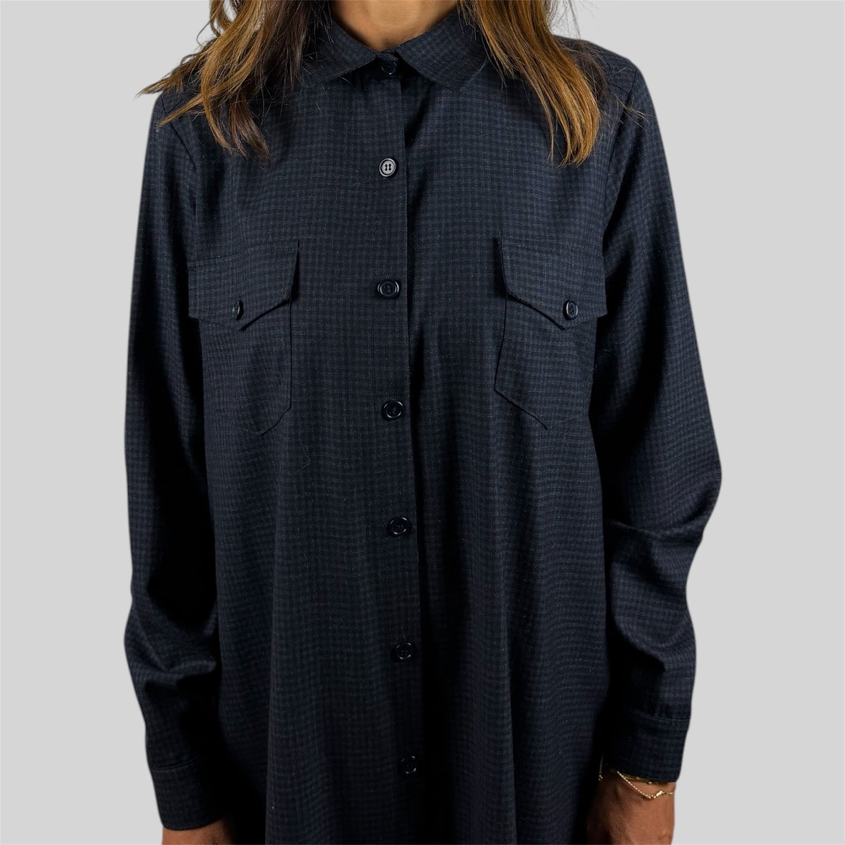 Abito oversize blu
