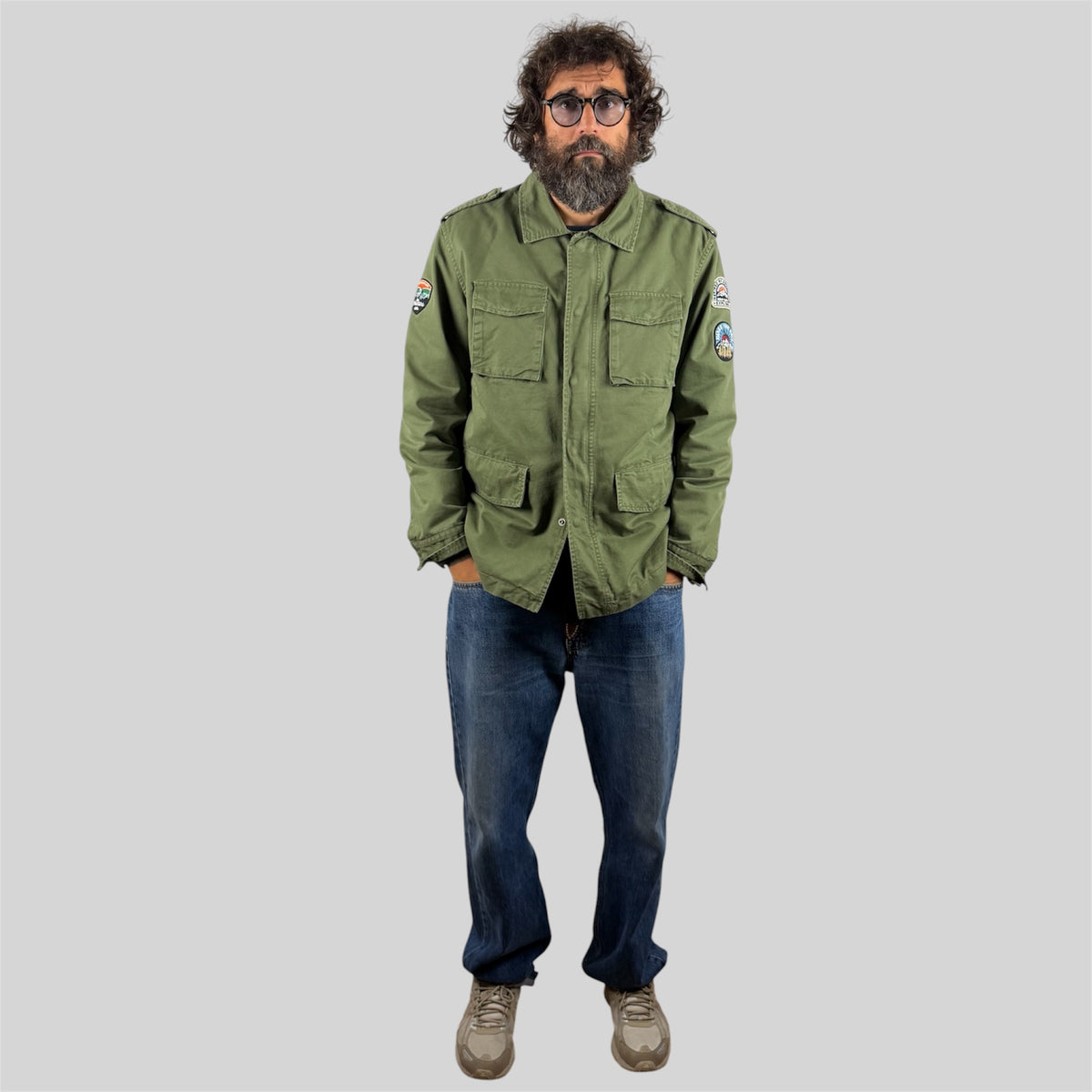 Capotto verde militare