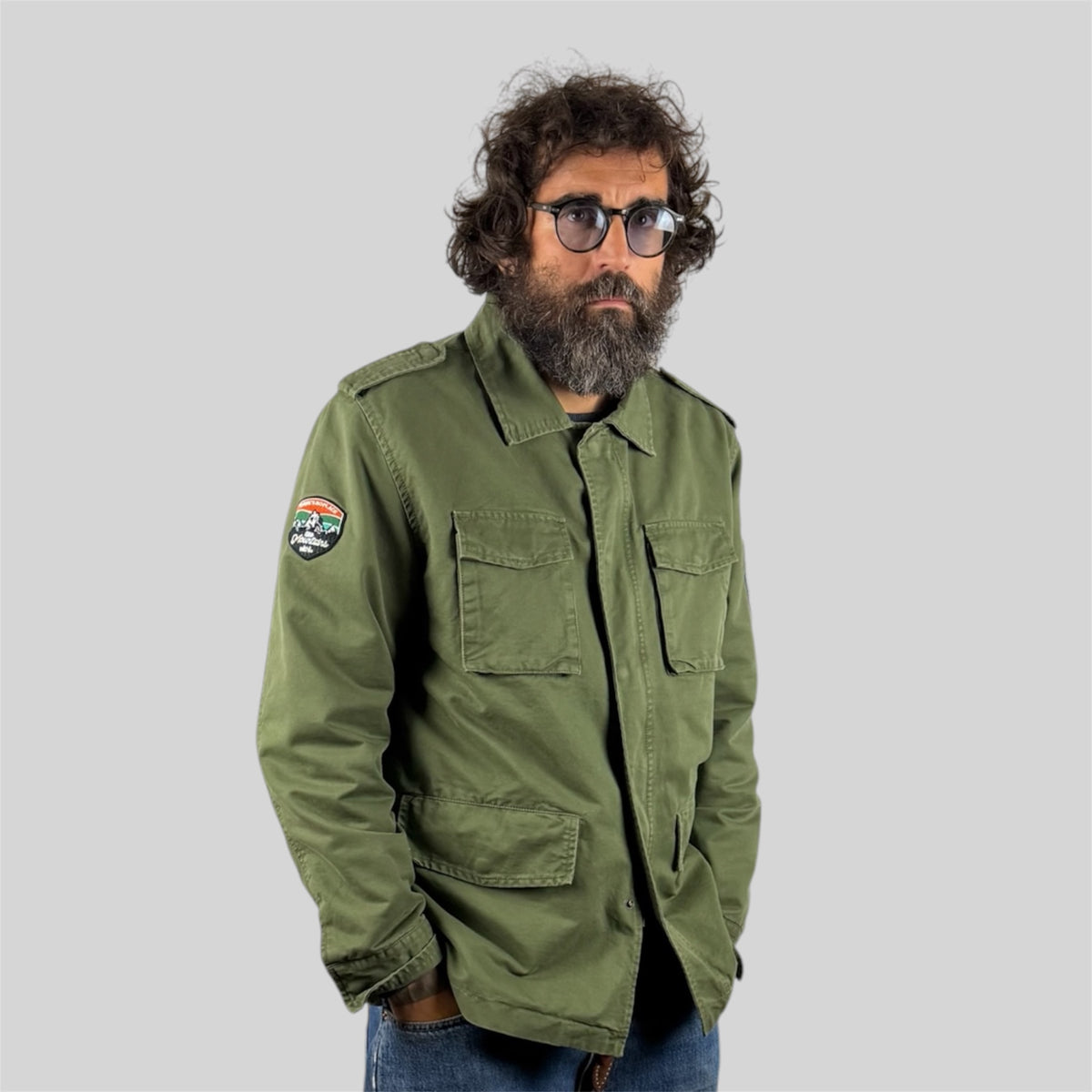 Capotto verde militare