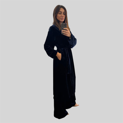 Kimono e pantalone blu notte