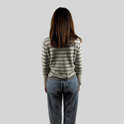 Maglia a righe girocollo