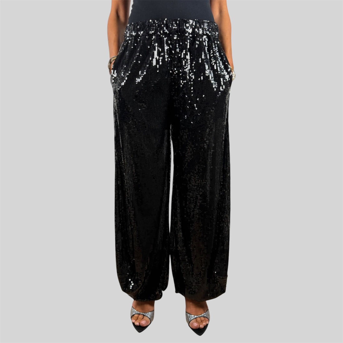 Pantalone in paillettes