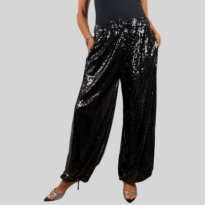 Pantalone in paillettes
