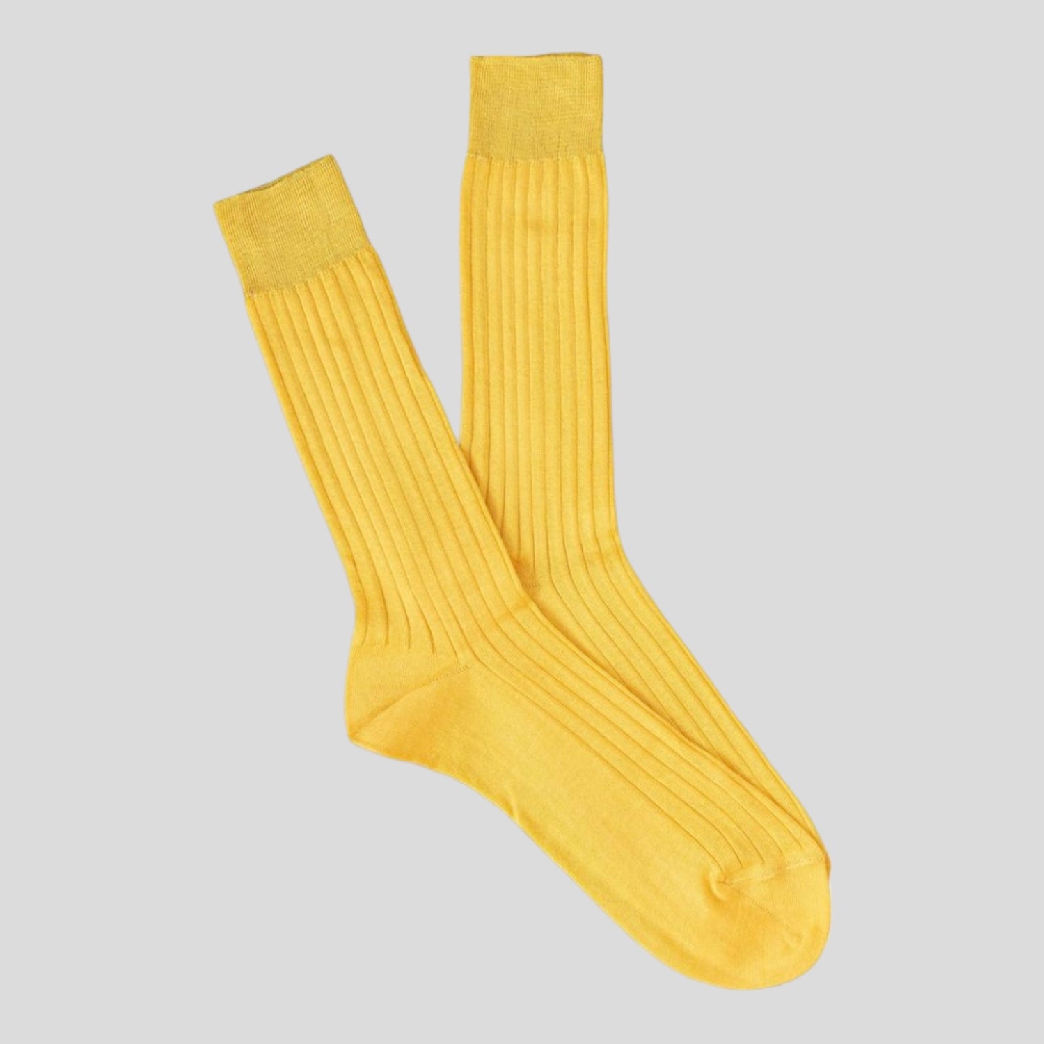 Calzino Ribbed Yellow