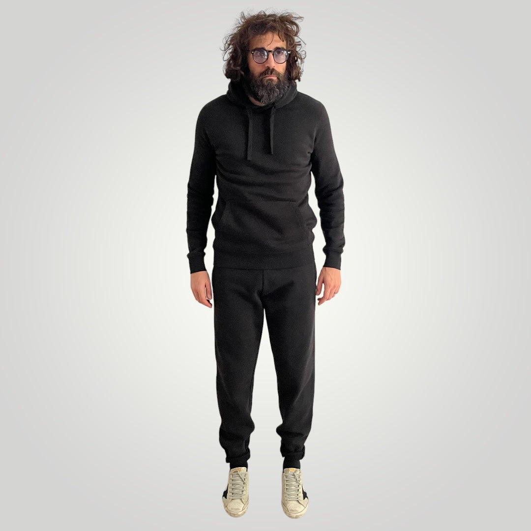 Pantalone in felpa nero