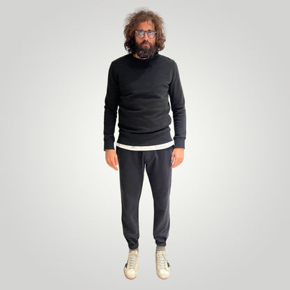 Pantalone in felpa nero